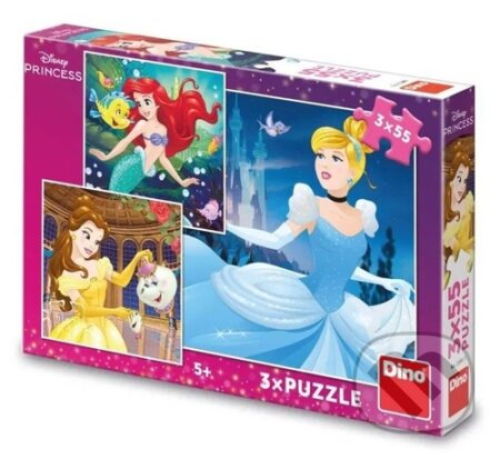 Veselé princezny - puzzle z kategorie 15 - 60 dílků