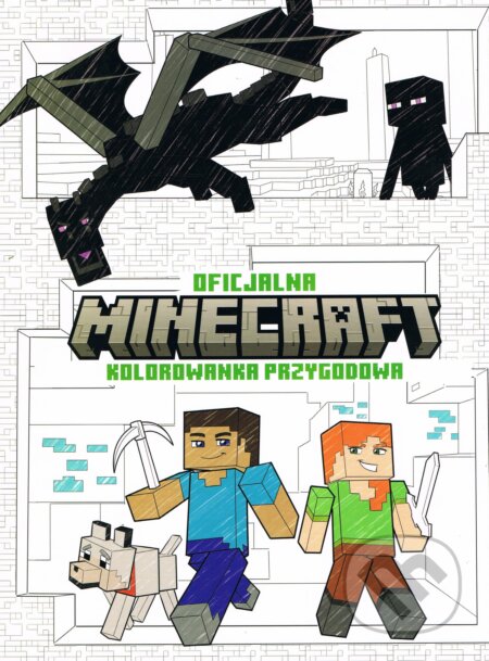 MINECRAFT. Oficjalna kolorowanka przygodowa, Artbooks, 2023