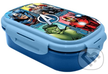 Plastový box na svačinu s príborom Marvel - Avengers: Heroes (). , 2024