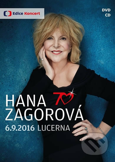 Hana Zagorová 70 - DVD+CD, Česká televize, 2016