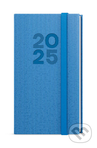 Týdenní diář 2025 Jakub Vigo kapesní modrá (Baloušek). Baloušek, 2024