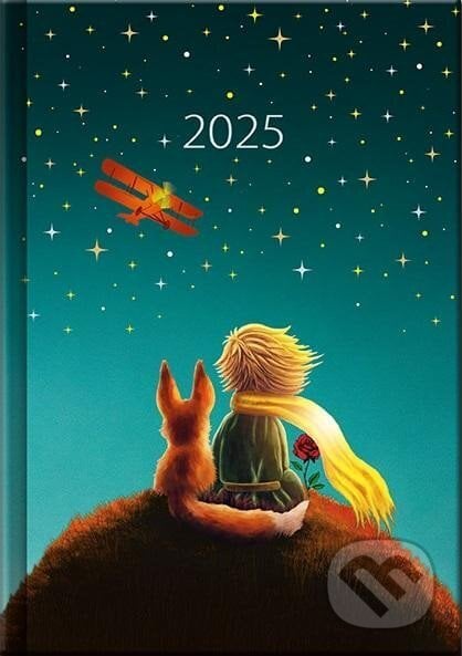 Diář 2025 Art Malý princ, týdenní A5 (sloupce)