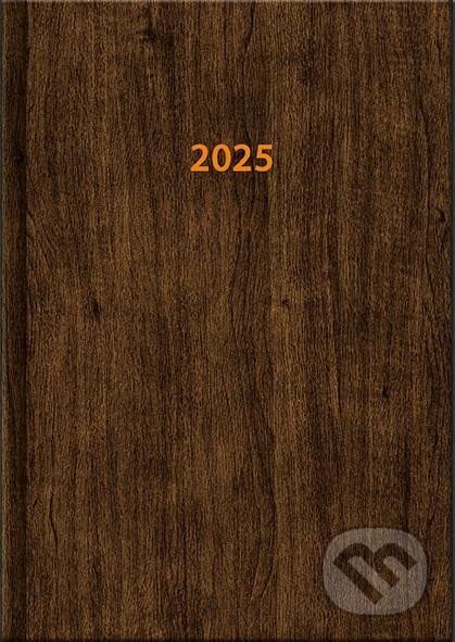 Diář 2025 Wood, denní A5 (Spektrum grafik). Spektrum grafik, 2024