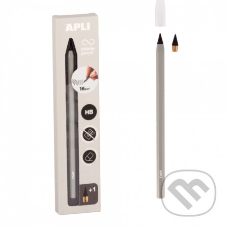 APLI Nekonečná tužka - šedá