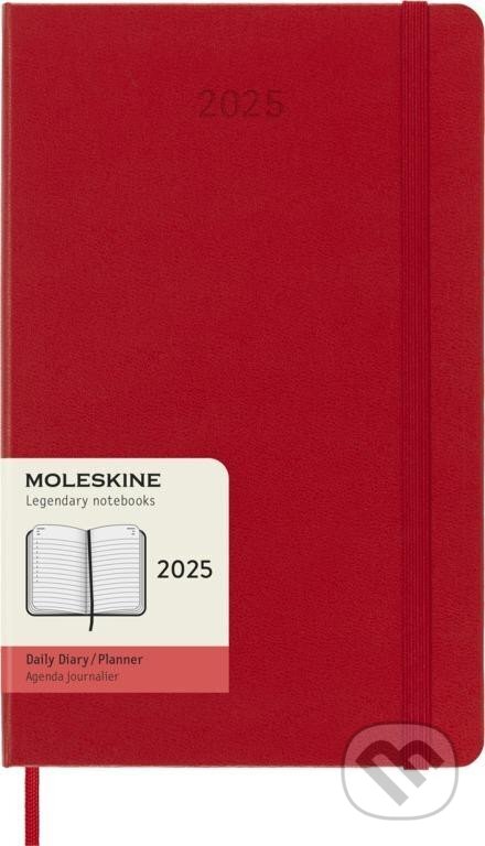 Moleskine – 12-mesačný denný diár 2025 - červený, Moleskine, 2024