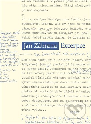 Excerpce - Jan Zábrana, Torst, 2024