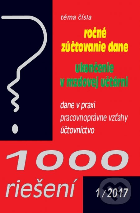 1000 riešení 1/2017, Poradca s.r.o., 2017