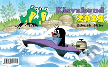 NOTIQUE Stolový kalendár Kisvakond 2025 (Krtko, maďarský jazyk)