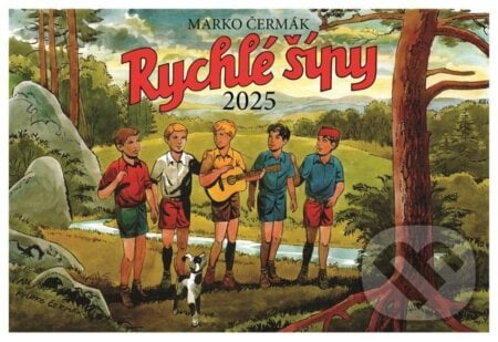 Kalendář 2025 Rychlé šípy - nástěnný - Marko Čermák