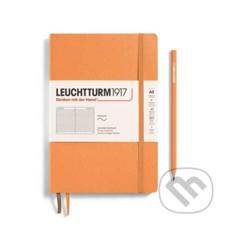 Leuchtturm1917 Zápisník Apricot Softcover A5 linkovaný