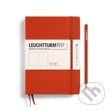 Leuchtturm1917 Zápisník Fox Red Medium A5 čistý