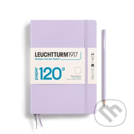 Leuchtturm1917 Zápisník 120G Lilac Medium A5 čistý