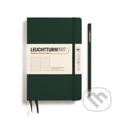 Leuchtturm1917 Zápisník Forest Green Paperback B6+ tečkovaný (Leuchtturm1917)