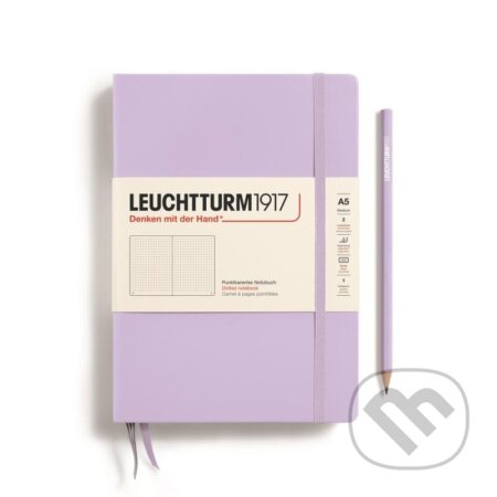 Leuchtturm1917 Zápisník Lilac Medium A5 tečkovaný