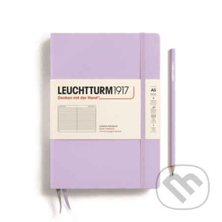 Leuchtturm1917 Zápisník Lilac Medium A5 linkovaný