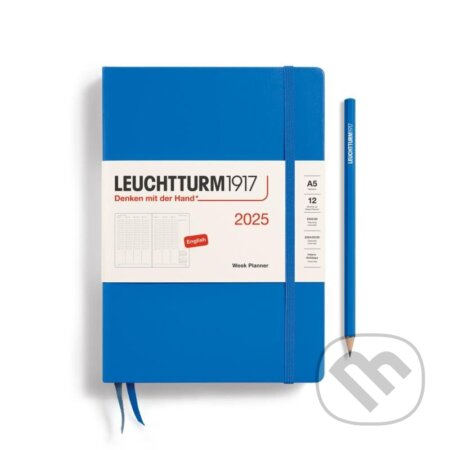 Leuchtturm1917 Week Planner Medium (A5) 2025 Sky