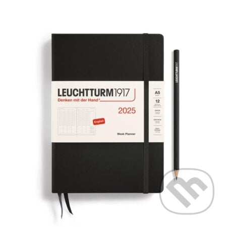 Leuchtturm1917 Week Planner Medium (A5) 2025 Black