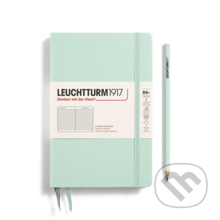 Leuchtturm1917 Zápisník Mint Green Paperback B6+ linkovaný, Leuchtturm1917, 2024