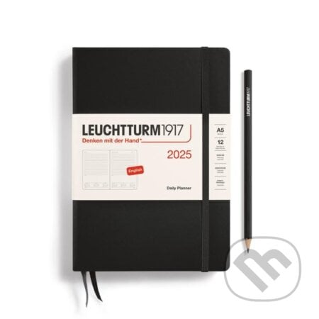 Leuchtturm1917 Daily Planner Medium (A5) 2025 Black