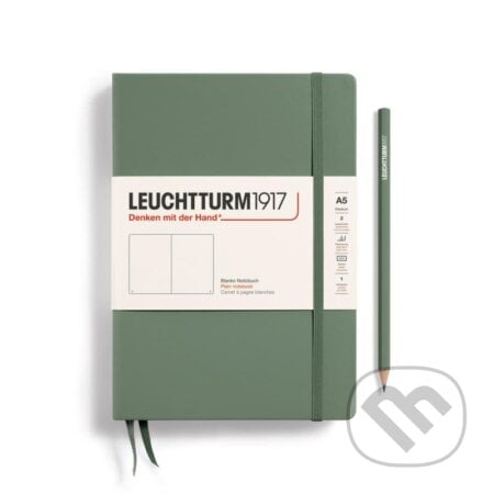 Leuchtturm1917 Zápisník Olive Medium A5 čistý