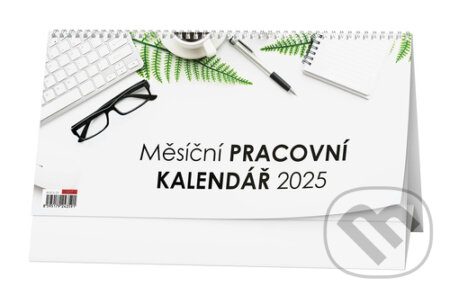 Měsíční pracovní kalendář 2025 - stolní kalendář, Baloušek, 2024