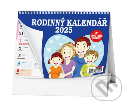 Rodinný kalendář 2025 - stolní kalendář