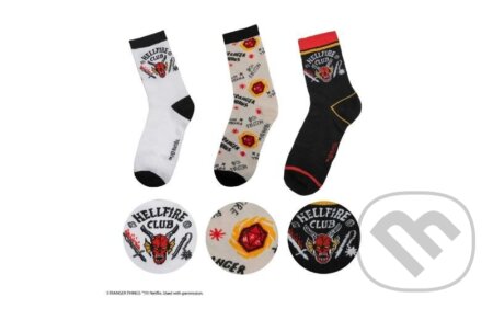 Stranger Things Ponožky 3 páry ((veľkosť 35-45)
