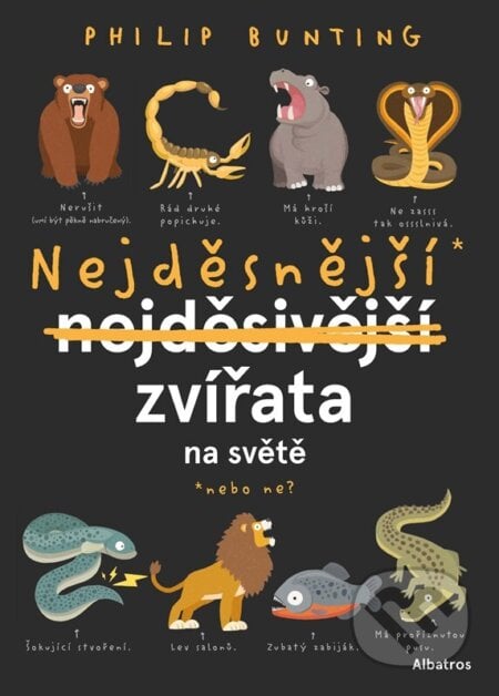 Nejděsnější zvířata na světě - Philip Bunting, Albatros CZ, 2024