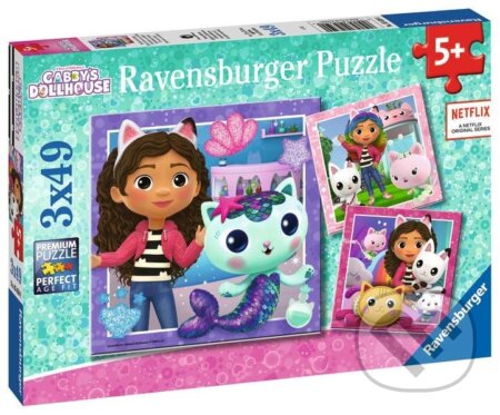 RAVENSBURGER Gábinin kouzelný domek 3x49 dílků