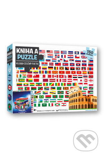 Kniha a puzzle: Vlajky celého sveta, Svojtka&Co., 2024