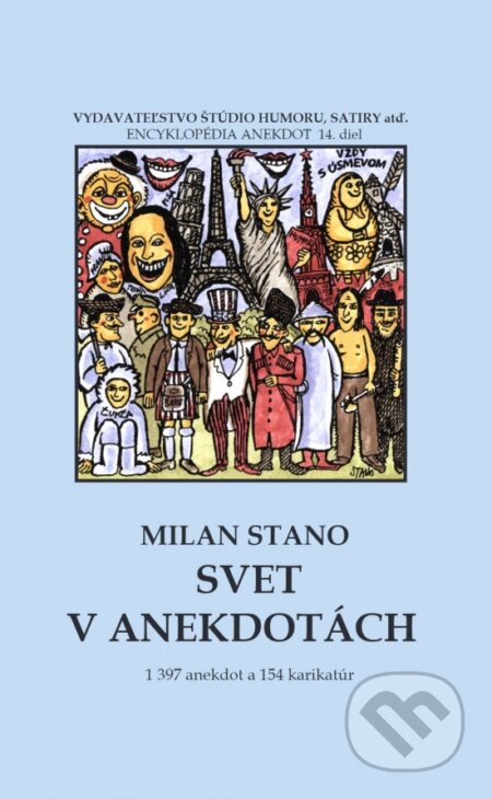 Svet v anekdotách - Milan Stano, Milan Stano (ilustrátor), Vydavateľstvo Štúdio humoru a satiry, 2024