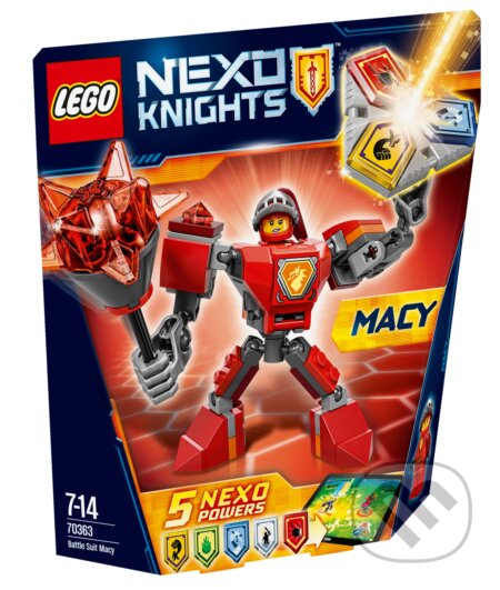 LEGO Nexo Knights 70363 Macy v bojovom obleku, LEGO, 2017