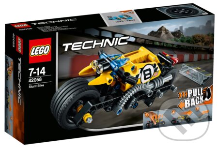 LEGO Technic 42058 Motorka pre kaskadérov, LEGO, 2017