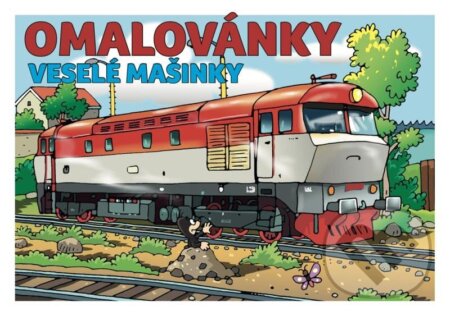 Omalovánky Veselé mašinky - kniha z kategorie Omalovánky