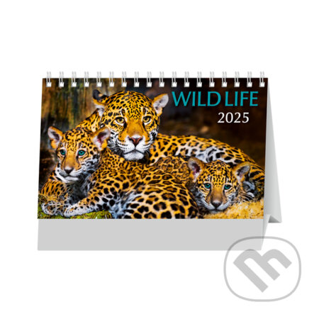 NOTIQUE Stolový kalendár Wild life 2025, Spektrum grafik, 2024