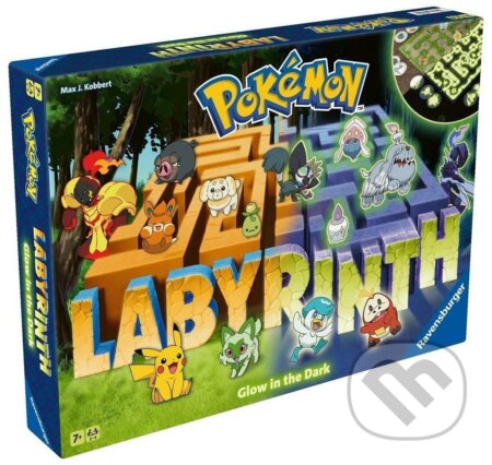 Labyrinth POKÉMON - Nočná verzia - hra z kategorie Domino, hlavolamy
