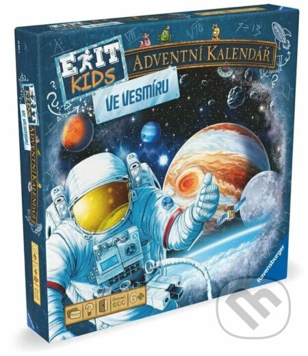 Exit Kids: Adventný kalendár - Ve vesmíru, Ravensburger, 2024