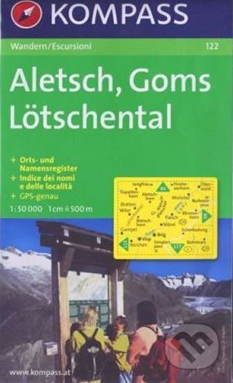 Aletsch,Goms,Lötschental 122 / 1:50T NKOM (Marco Polo)