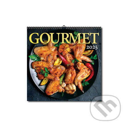 Nástenný kalendár Gourmet 2025, Spektrum grafik, 2024