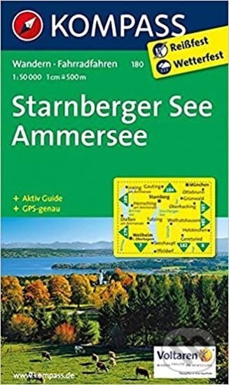 Starnberger See/ Ammersee 180 NKOM 1:50, Marco Polo, 2014