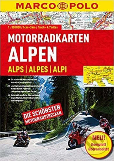 MP Motorrad-Karten Alpen 300T (Marco Polo). Marco Polo, 2016