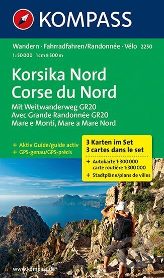 Korsika Nord 2250 (sada 3 mapy), Marco Polo, 2013