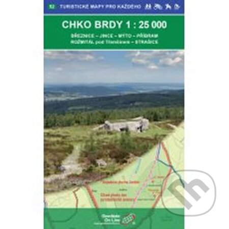 Brdy CHKO 1:25 000 / 52 Turistické mapy pro každého (Geodezie On Line)