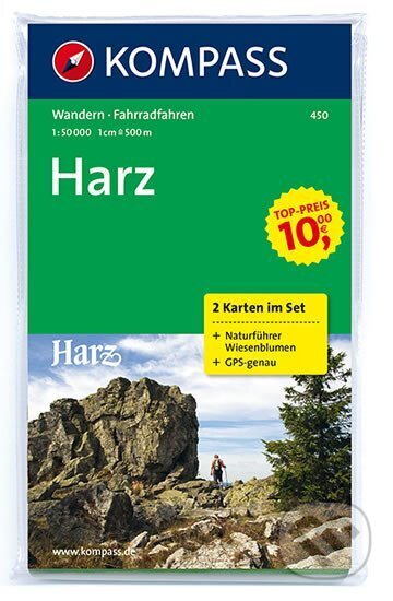 Harz 450 ,2 mapy / 1:50T NKOM (Marco Polo)