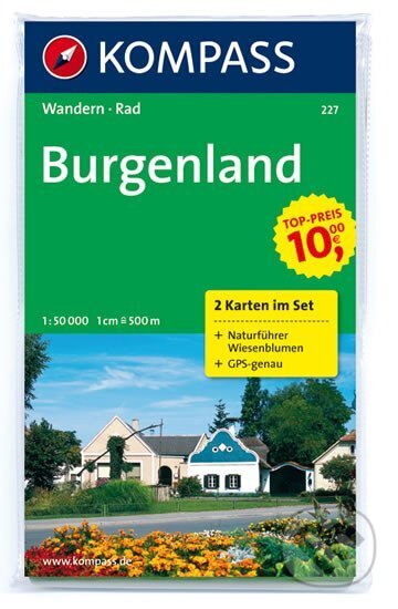 Burgenland 227 ,2 mapy / 1:50T NKOM (Marco Polo)