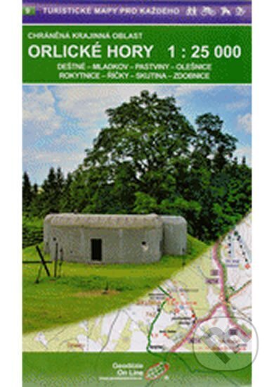 Orlické hory 1:25T /9 Turistické mapy pro každého (Geodezie On Line)