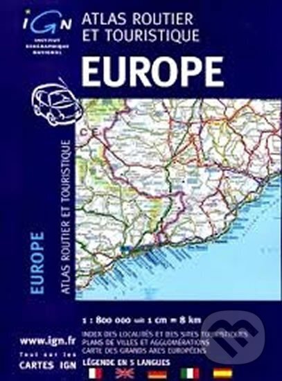 Europe Atlas routier et touristique - 1: 800 000, Instituto Geografico De Agostini, 2006