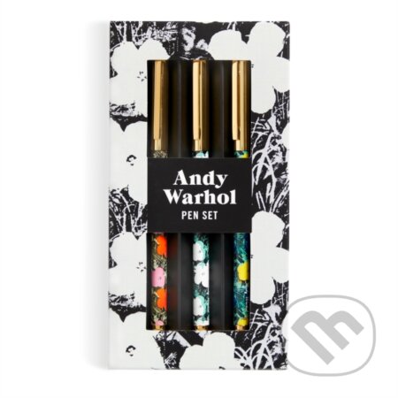 Warhol Flowers Everyday Pen Set, Galison, 2024