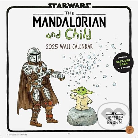 Kniha: Star Wars The Mandalorian and Child 2025 Wall Calendar (Chronicle Books). Chronicle Books, 2024