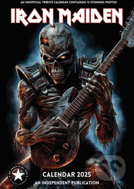 Nástenný kalendár 2025: Iron Maiden, Iron Maiden, 2024